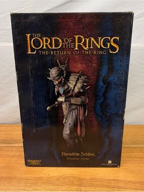 Collectible Lord Of The Rings Hardin Soldier Polystone Statue